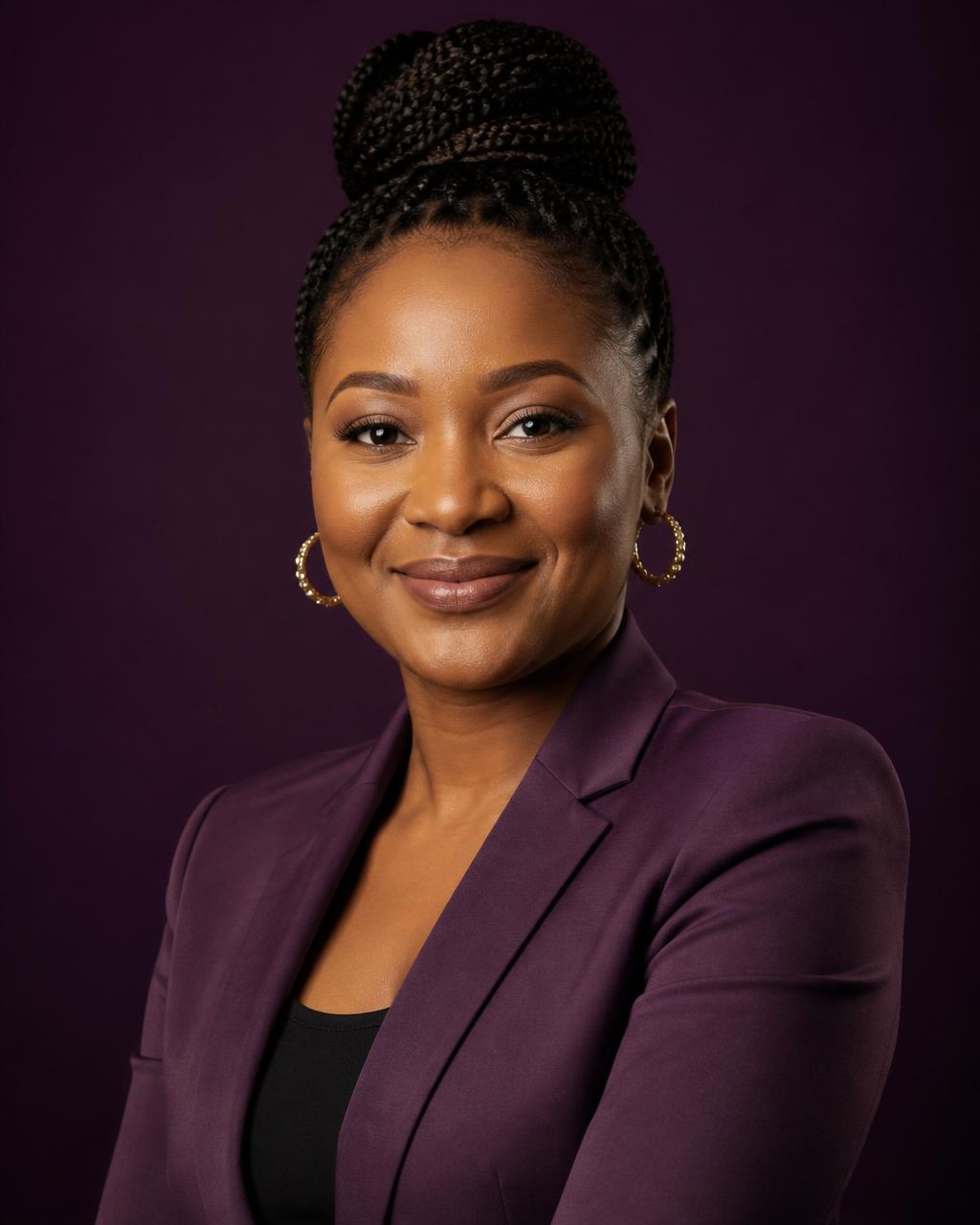 Confident empowered professional woman